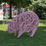 EffingHAM-JAM Cookout Event abstract pig sculpture
