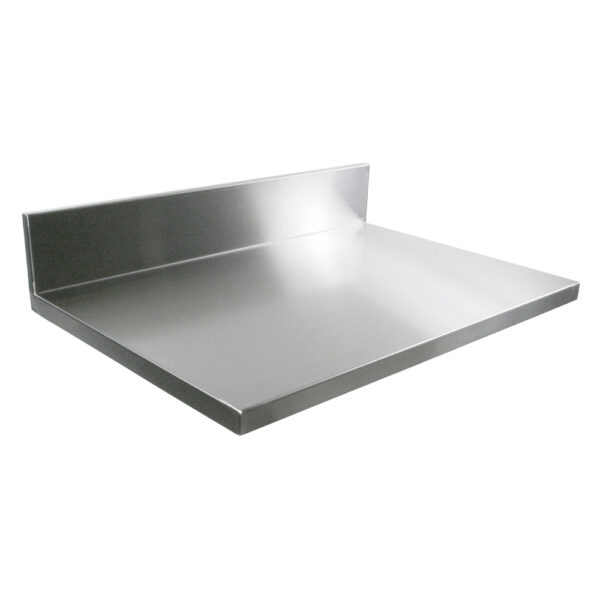 Stainless Steel Countertops w/ 6" Boxed Backsplash