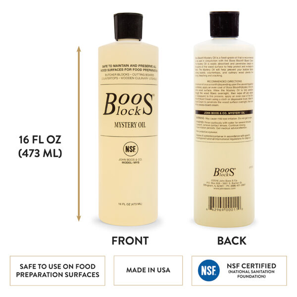 Boos Block Mystery Oil - For Butcher Blocks and Cutting Boards