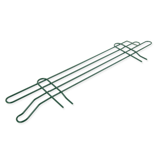 Wire Shelving Accessories - Green Epoxy Ledges - 24" Width