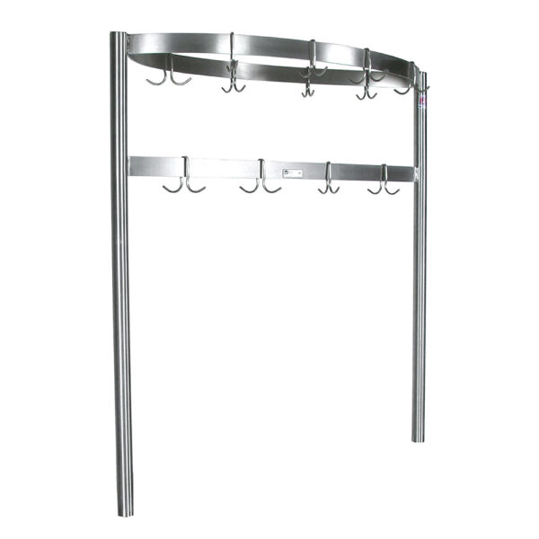 Stainless Steel Pot Racks - Table Mount Boat Shaped (PRB)