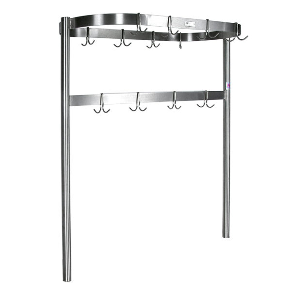 Stainless Steel Pot Racks - Table Mount Oval Shaped (PRTC)