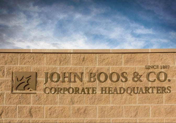John Boos & Co Corporate Headquarters exterior sign