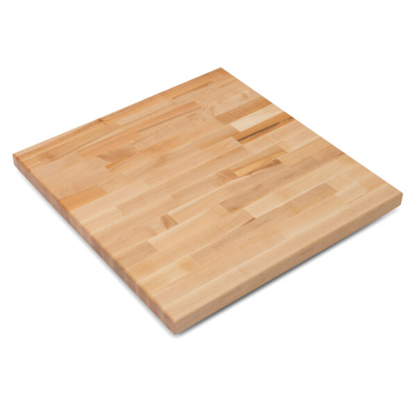Maple Square Restaurant Dining Tops, Blended/Jointed Rails, 1-1/2" Thick