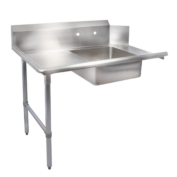 Soiled Dishtables, Straight, With Sink Bowl, Stainless Steel Base "SDT-S-SBK" (PRO-BOWL)