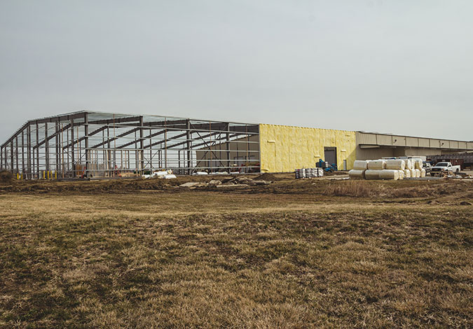 construction of John Boos & Co plant