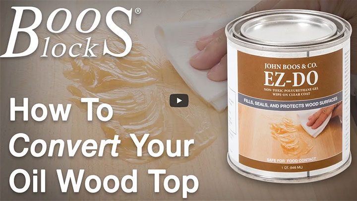 how to convert your oil wood top