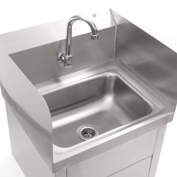 Pro-Bowl Hand Sink, Wall Mount, 14" x 10" x 5" Touchless Hand Sink Knee Valve