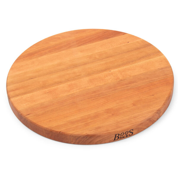 Cherry Round Cutting Board 18"x1-1/2″ Thick (R-Board Series)