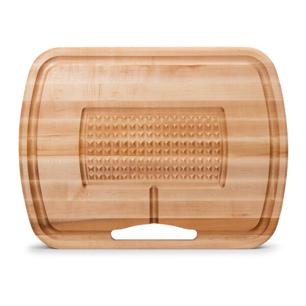 Maple Ultimate Carving Board With Pan 2-1/4" (Carving Series) 24"x18"x2-1/4" - TOP VIEW