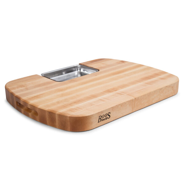 Maple Ultimate Carving Board With Pan 2-1/4" (Carving Series) 24"x18"x2-1/4"