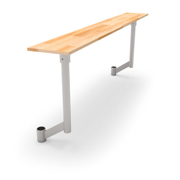 Steam Table Boards, Maple, 1-1/4" Thick, With Adjustable Stainless Steel Support Arms