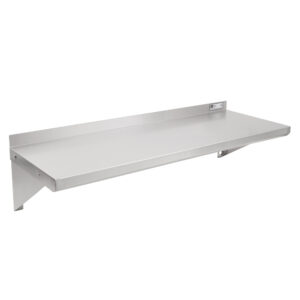 18 GA Stainless Steel Wall Shelves - 12 Wide