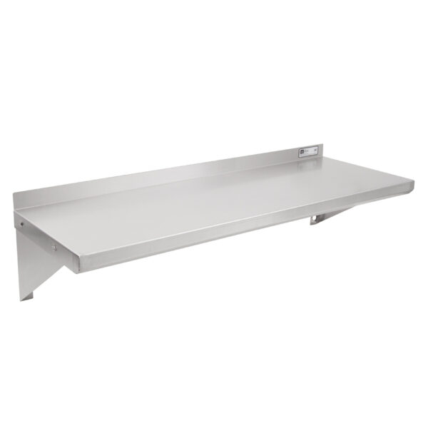 18 GA Stainless Steel Wall Shelves - 12" Wide