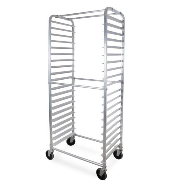 Mobile Bun Pan Racks With Rounded Top, Side Load
