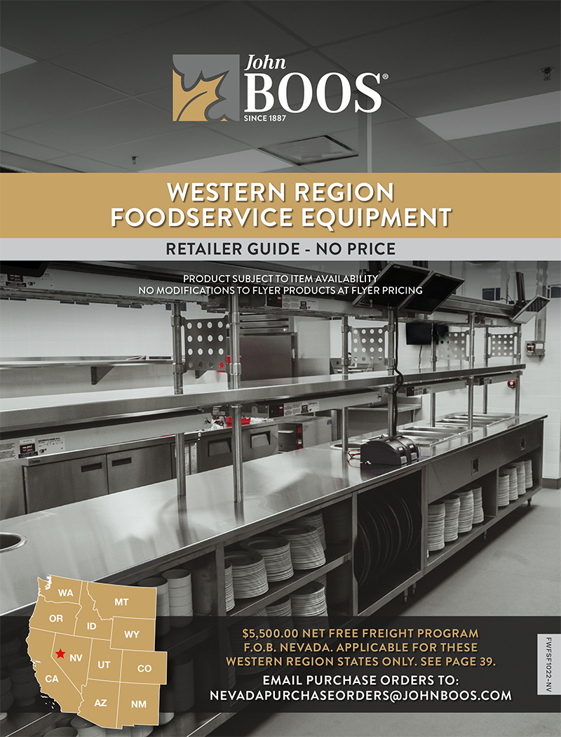 Western Foodservice Flyer - Cover