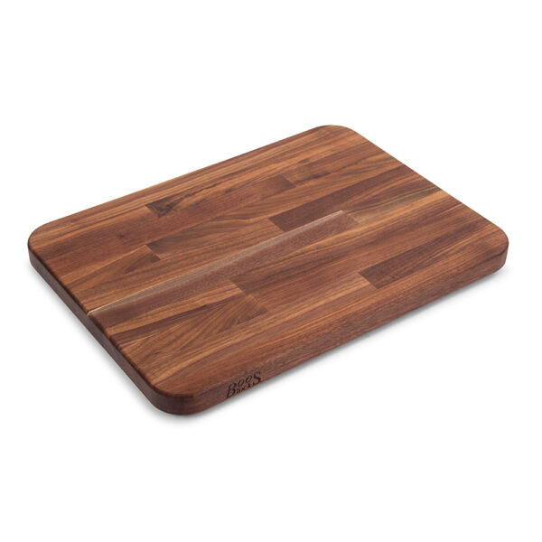 Walnut Blended Charcuterie Board With Rubber Feet, 1-1/2" Thick (Feet Series)