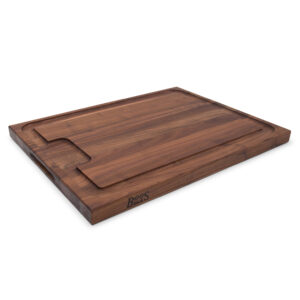 Walnut AuJus Cutting Board with Sloped Juice Groove 1-1/2 Thick (AUJUS Series) 24x18x1-1/2