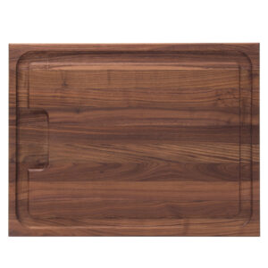 Walnut AuJus Cutting Board with Sloped Juice Groove 1-1/2" Thick (AUJUS Series) 24"x18"x1-1/2"