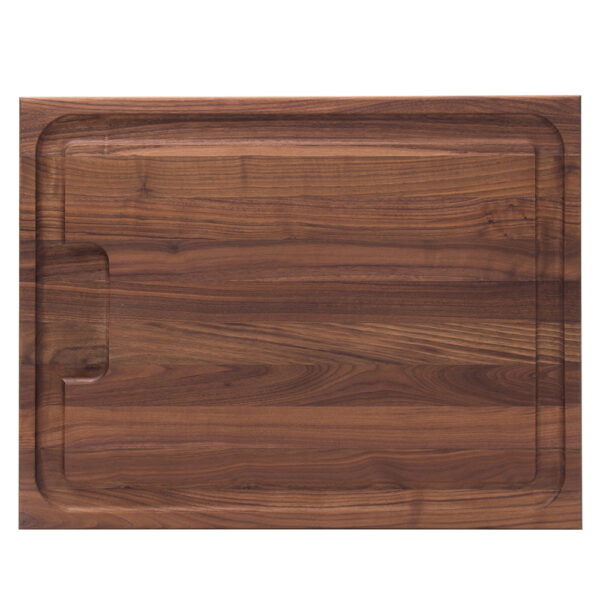 Walnut AuJus Cutting Board with Sloped Juice Groove 1-1/2" Thick (AUJUS Series) 24"x18"x1-1/2"
